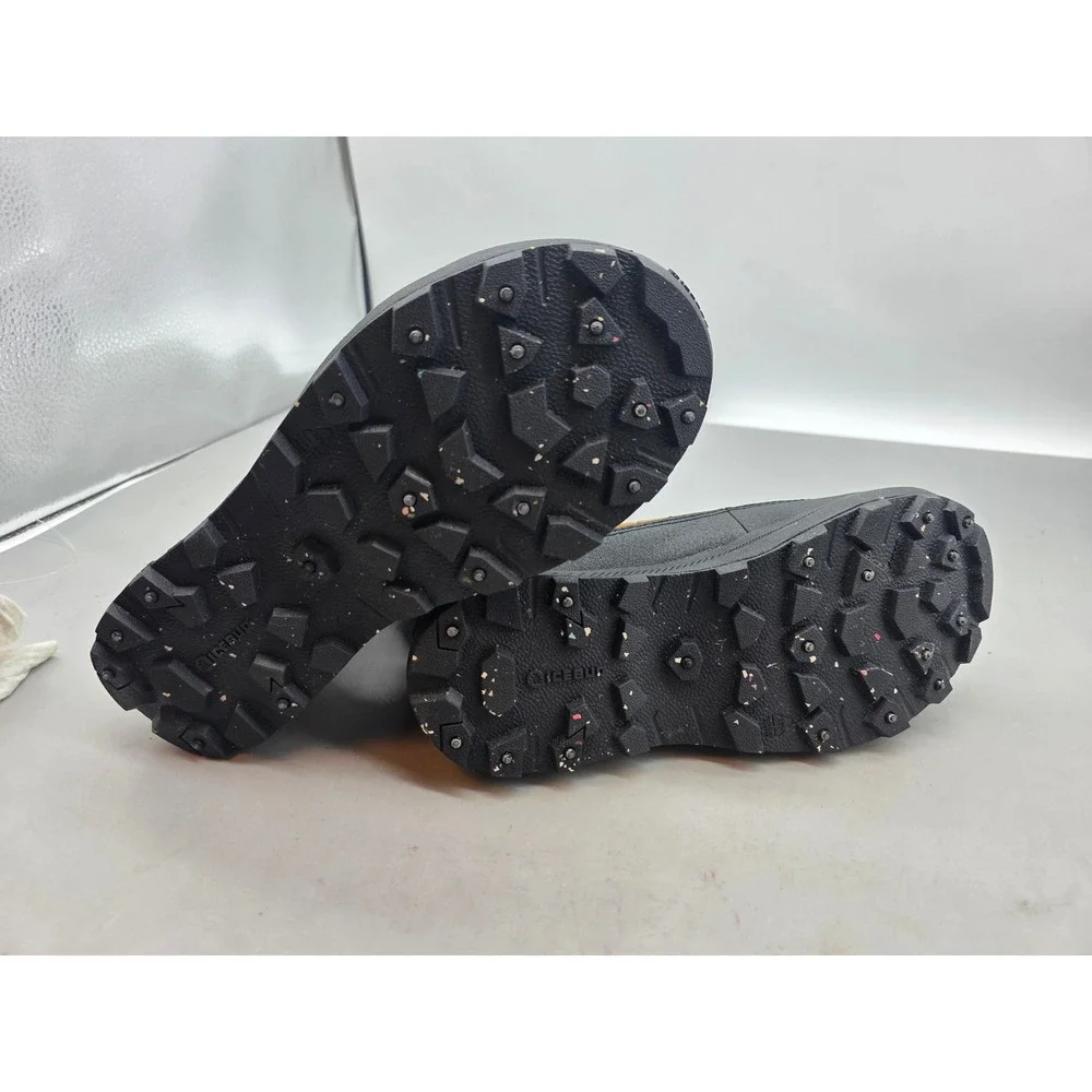 Icebug‎ Boda W BUGrip Suede Winter Boots Brown Black Studded Traction H41006